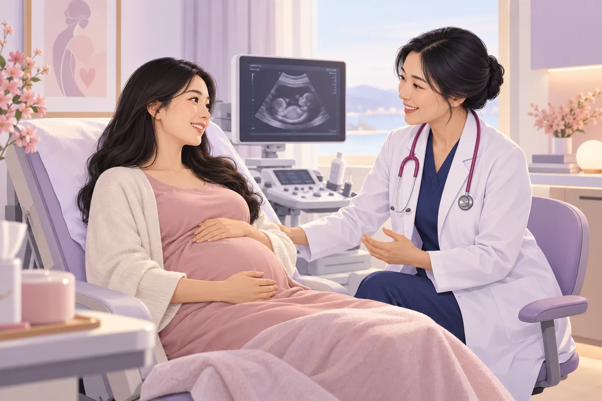 Obstetrics & Gynecology department illustration